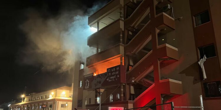 Israeli strike at Gaza hospital kills five