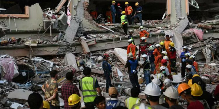 Myanmar declares week of mourning as quake toll passes 2,000
