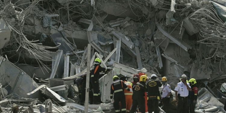 Powerful quake in Southeast Asia kills several, 81 trapped in Bangkok building rubble