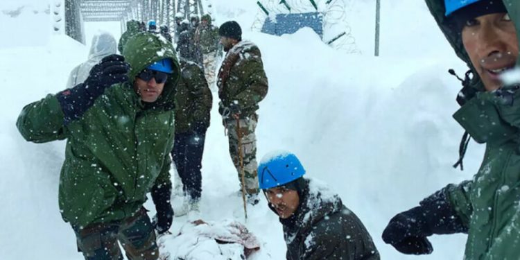 Rescue efforts enter third day at India avalanche site