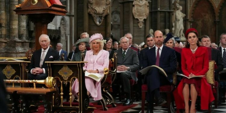 UK royals celebrate Commonwealth Day with religious service, playlist