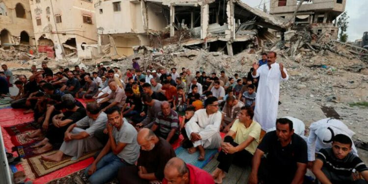 ‘Day of funerals,’ Gazans mark grim Eid