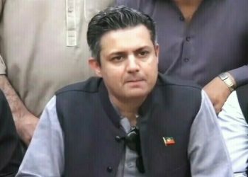 Hammad Azhar steps down from PTI office for 3rd time