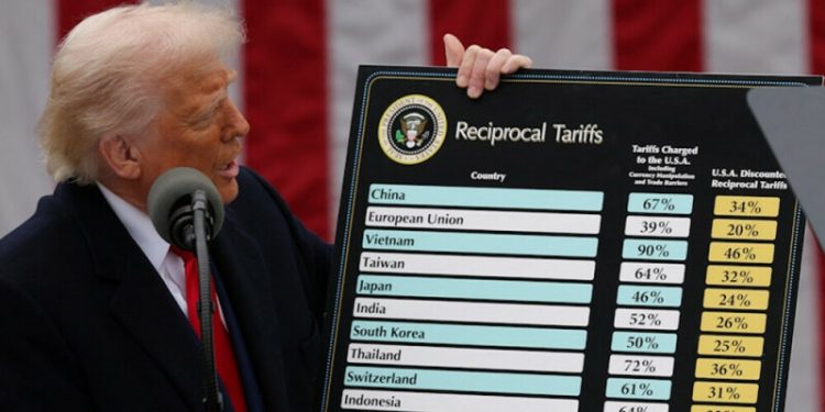 Trump sparks trade war with sweeping global tariffs