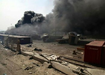 25 killed, fires still burning in huge Iran port blast