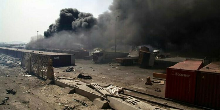 25 killed, fires still burning in huge Iran port blast