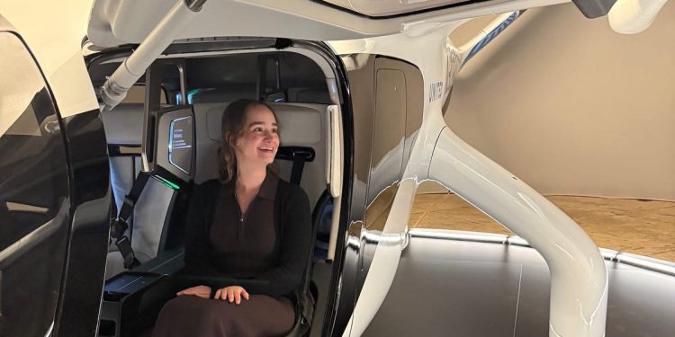 I toured United's new flying taxi. It's flashy and futuristic, but I'm not sold.