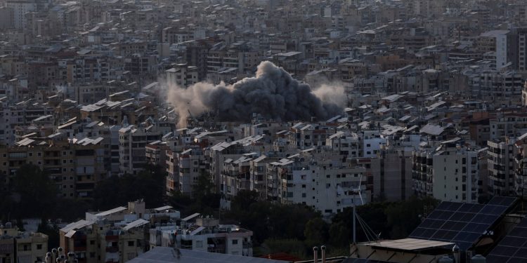 Israel bombs Beirut; President Aoun calls for international pressure