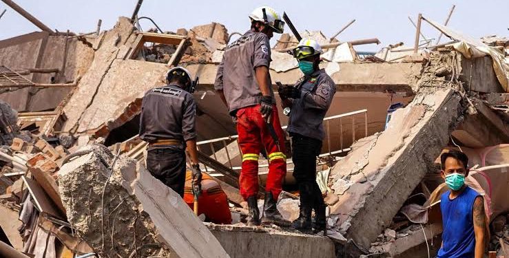 Myanmar Earthquake! Man Pulled Alive From Rubble After Five Days