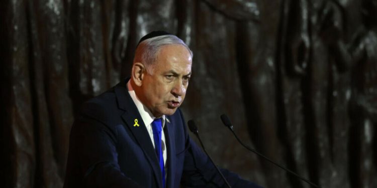 Netanyahu slams Iran, Hamas as Israel commemorates the Holocaust