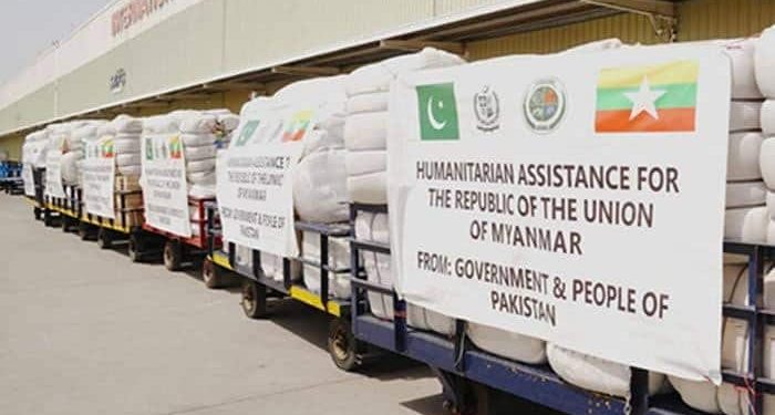 Pakistan Hands Over Second Relief Consignment to Myanmar as Earthquake Death Toll Crosses 3,450
