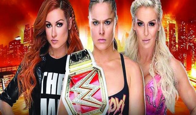 lynch charlotte and rousey were the first women to main event wrestlemania photo file