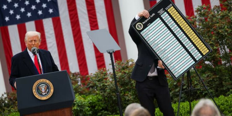 Trump’s tariffs stoke global trade war as China, EU hit back