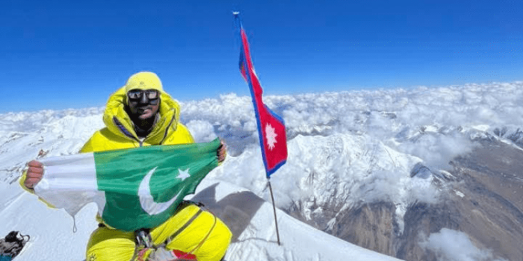 Sajid Sadpara summits world’s seventh highest mountain without oxygen