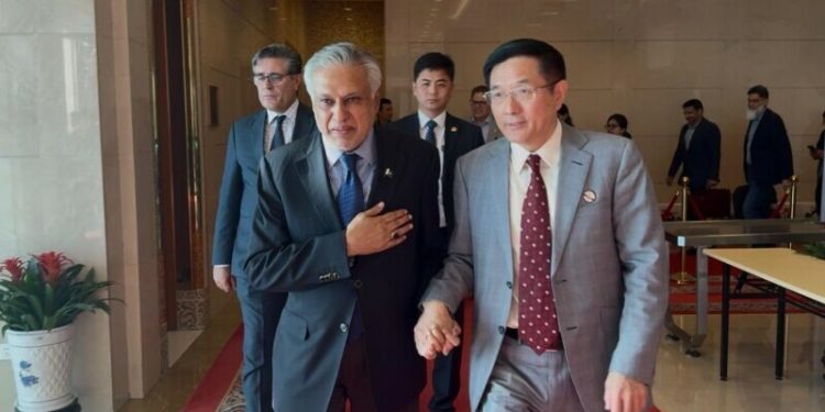 Dar arrives in China on 3-day official visit to discuss regional situation