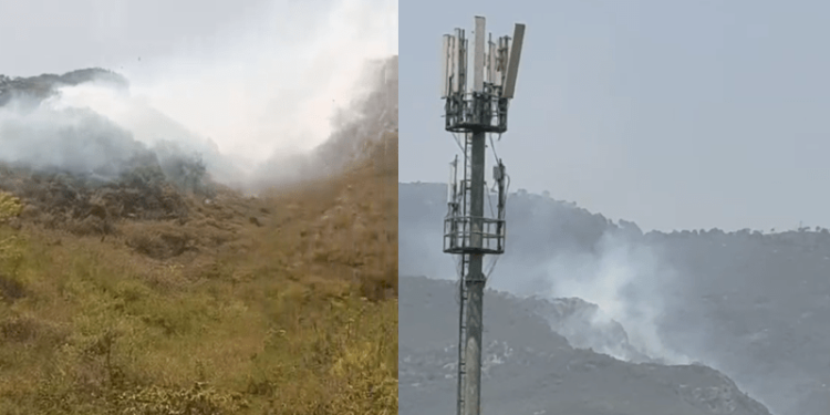 Fire erupts again in Margalla Hills as over 70 firefighters battle blaze