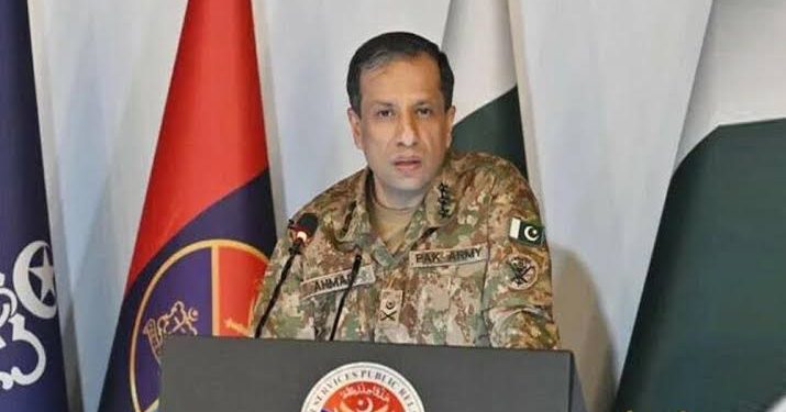 DG ISPR Media Briefing Being Streamed on Big Screens in Different Cities of Pakistan