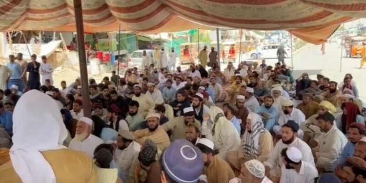 Locals stage sit-in as KP minister denounces killing of 3 children in alleged North Waziristan drone strike