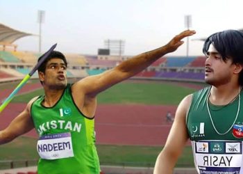 Pakistan’s Arshad Nadeem and Muhammad Yasir Qualify for Javelin Final at Asian Athletics Championships
