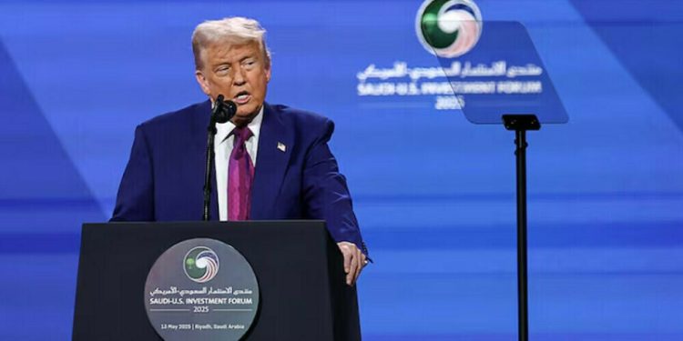 Trump says US to lift Syria sanctions, secures $600 billion Saudi deal