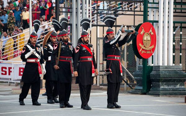Wagah Border Echoes with Pakistan Zindabad Chants During Flag Lowering Ceremony