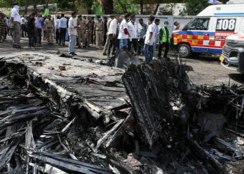 ‘Many killed’ as Air India plane with 242 on board crashes near India’s Ahmedabad airport