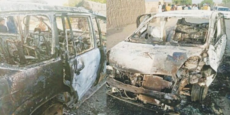 Armed men torch two cars in South Waziristan
