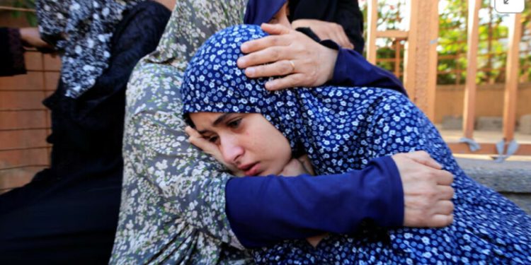 At least 24 Palestinians killed near Gaza aid site, medics say