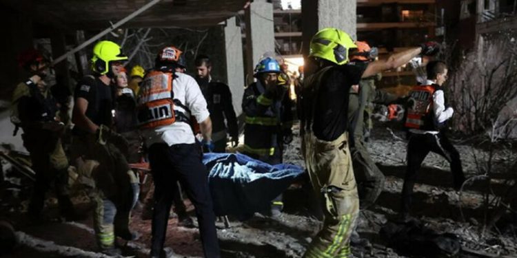 First responders say 14 injured by Iranian missile hit on Israeli home