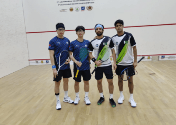 Nasir Iqbal, Noor Zaman Lead Pakistan into Asian Doubles Squash Semifinals