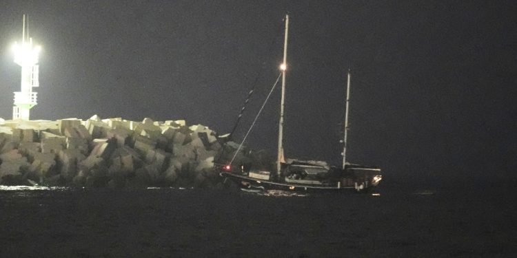 Seized Gaza aid boat Madleen carrying Greta Thunberg taken to Israeli port