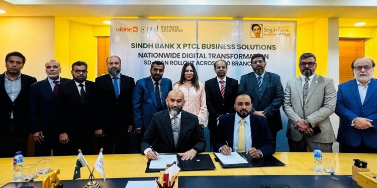 Sindh Bank Selects PTCL to Enhance Bank’s Digital Connectivity Infrastructure