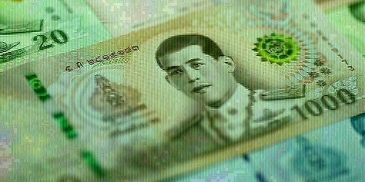 Thai baht/US dollar little changed on Monday