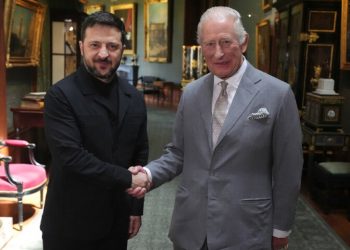 Ukraine’s Zelenskiy meets King Charles on British visit