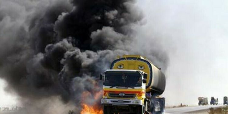 Armed men hijack 3 oil tankers, abduct 7 in KP’s Bannu: police