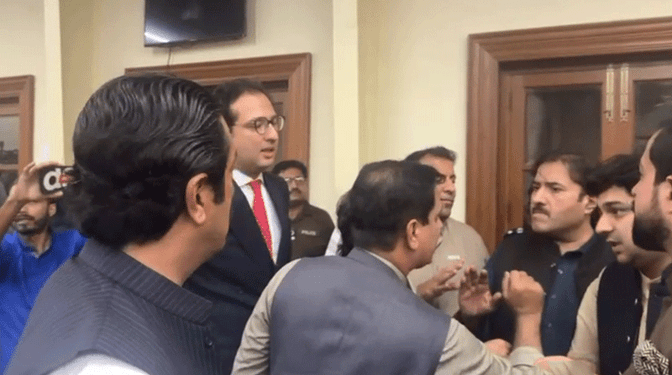 Brawls between lawmakers throw Punjab Assembly into chaos