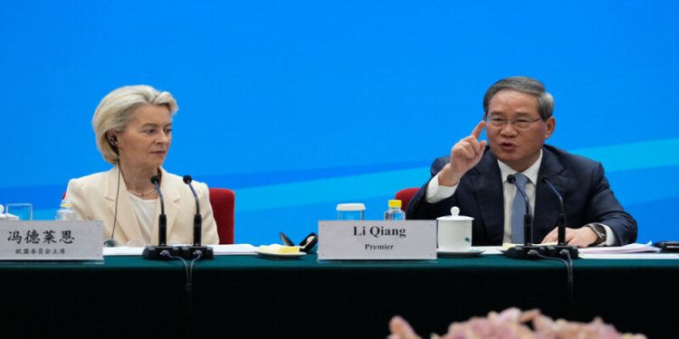 China’s premier tells EU leaders ‘we can’t afford’ massive industrial subsidies