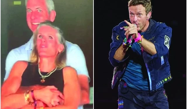coldplay s chris martin joked on stage that the couple were shy photo file