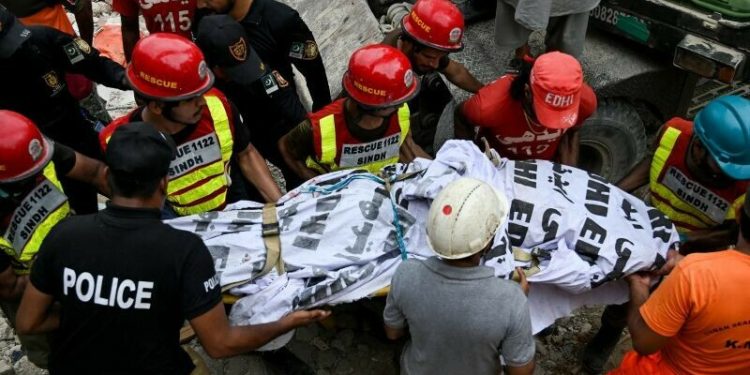 Death toll in Lyari building collapse surges to 27, rescue operation still underway