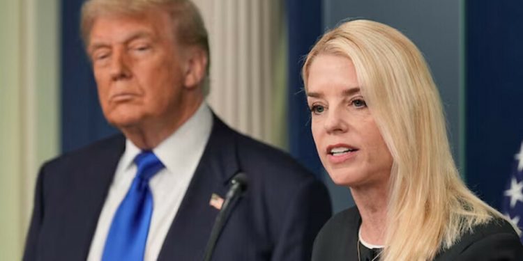 Donald Trump defends Bondi amid backlash over Epstein files