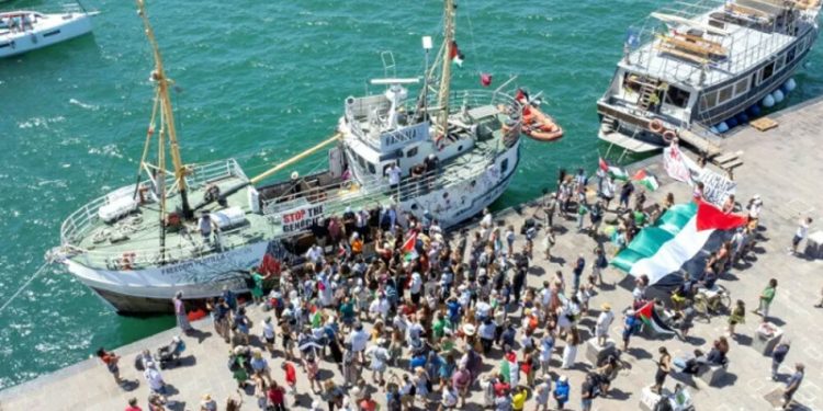 Israel seeking to deport activists detained on Gaza-bound boat: NGO