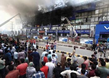 Lahore’s Hafeez Center has Caught Fire Once Again