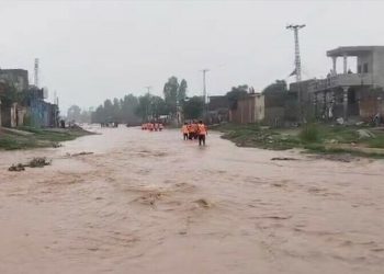 Medium-level flood at Punjab’s Kalabagh and Chashma on Indus River due to monsoon rains