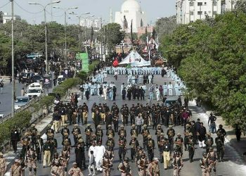 Over 5,500 police personnel deployed across Karachi for 8th Muharram processions today