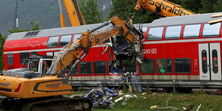 Several killed in train crash in Germany, media say