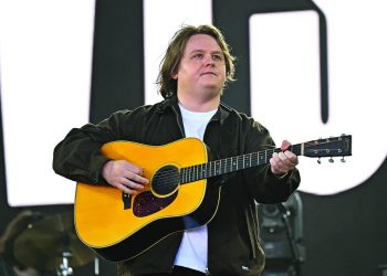 Tearful Lewis Capaldi returns to Glastonbury in unbilled set