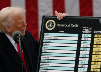 US takes in $87bn from tariffs in first half of 2025