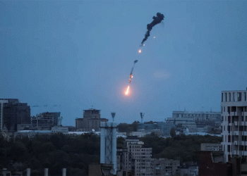 Wave of Russian drones, missiles kills two in Kyiv