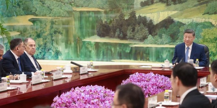 Xi vows greater support for Russia as meets Lavrov