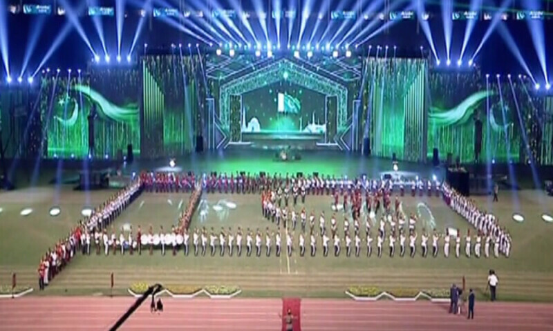 Scenes from a special ceremony to mark Marka-i-Haq and Independence Day in Islamabad on Wednesday. — mediaNewsTV